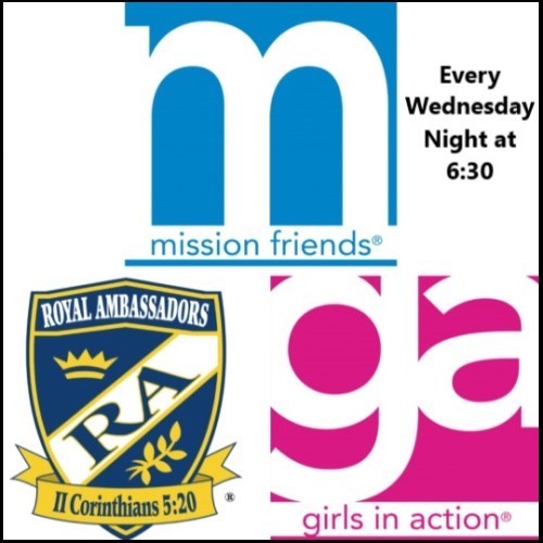 Mission Friends, GAs and RAs logos